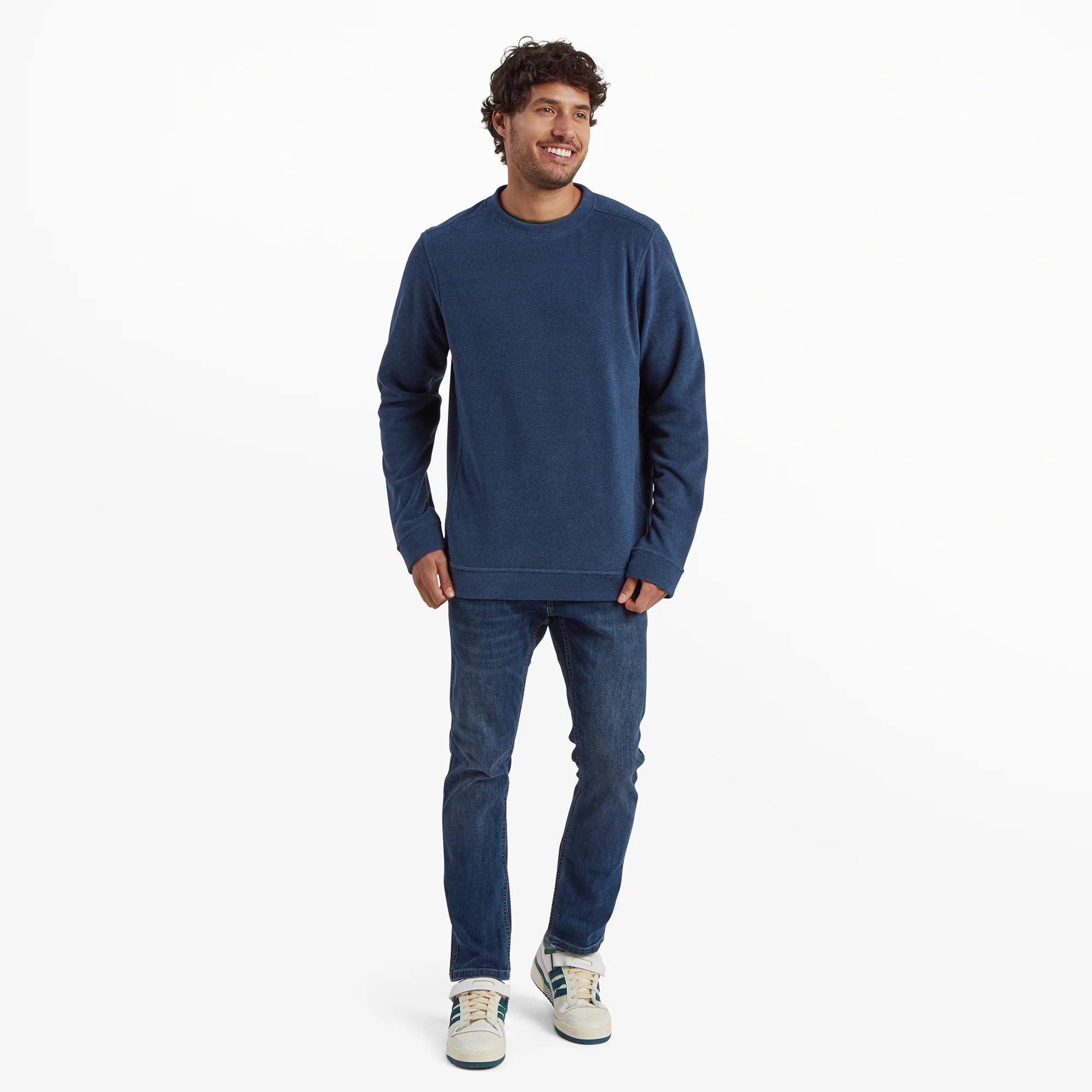 Rolpa Eco Fleece Crew - Rathee Blue - Image 3