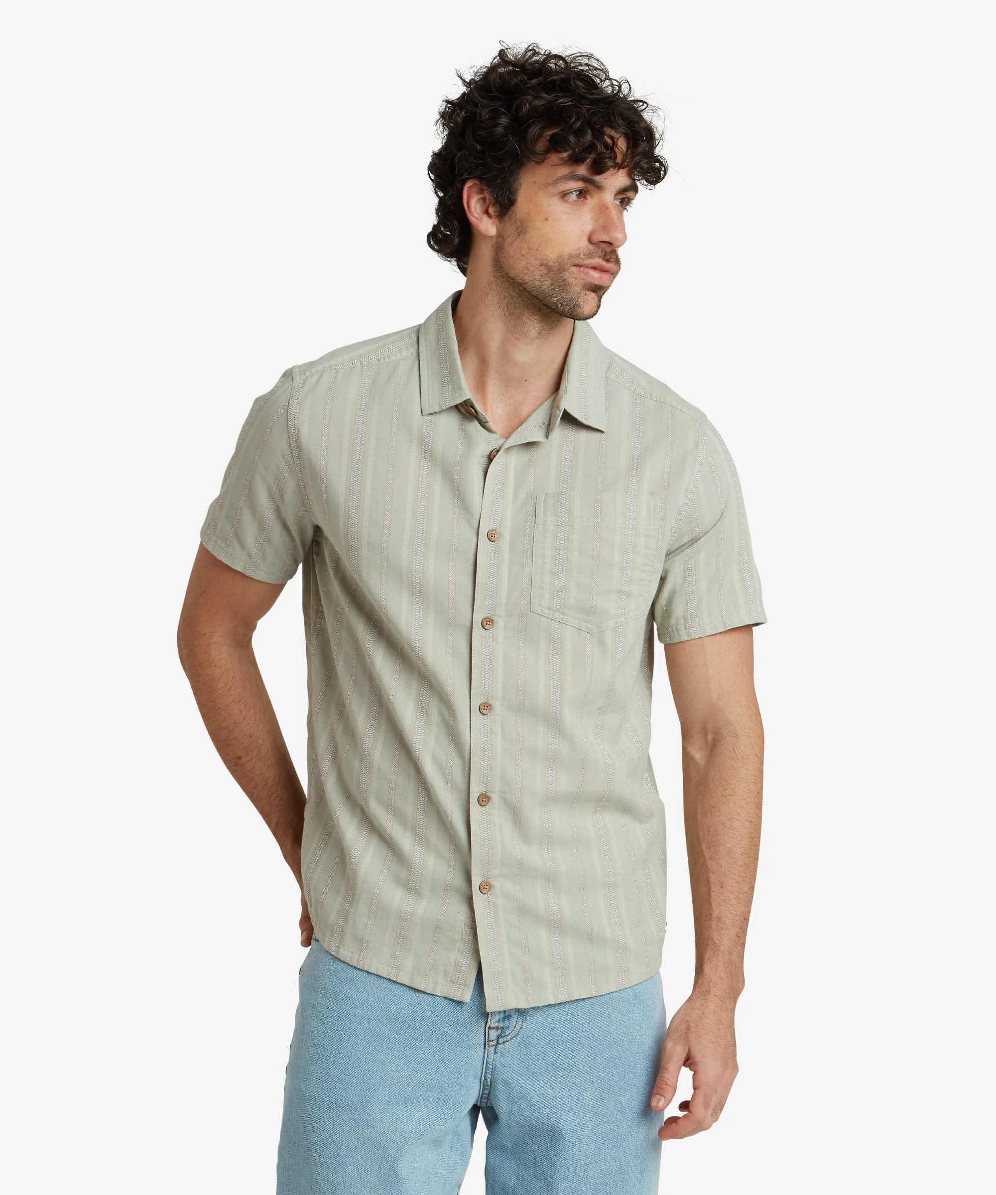 Belbari Short Sleeve Shirt - Celery - Image 2