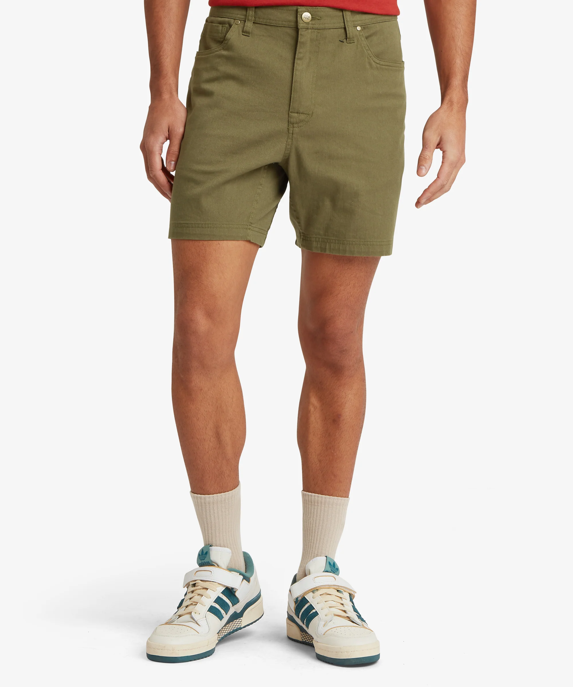 Dando 5 Pocket Shorts - Evergreen - Image 4