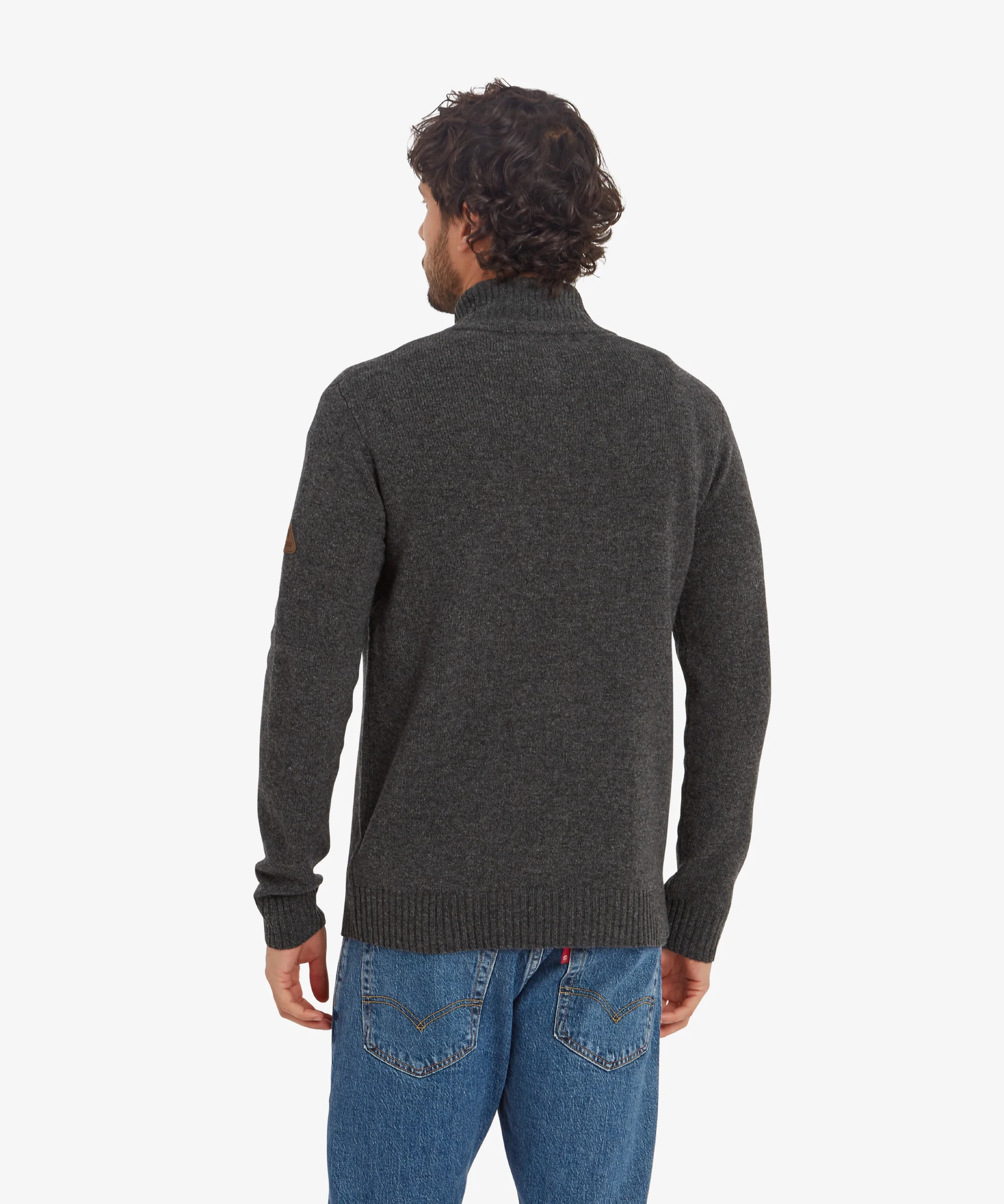 Kangtega Quarter Zip Sweater - Charcoal - Image 5