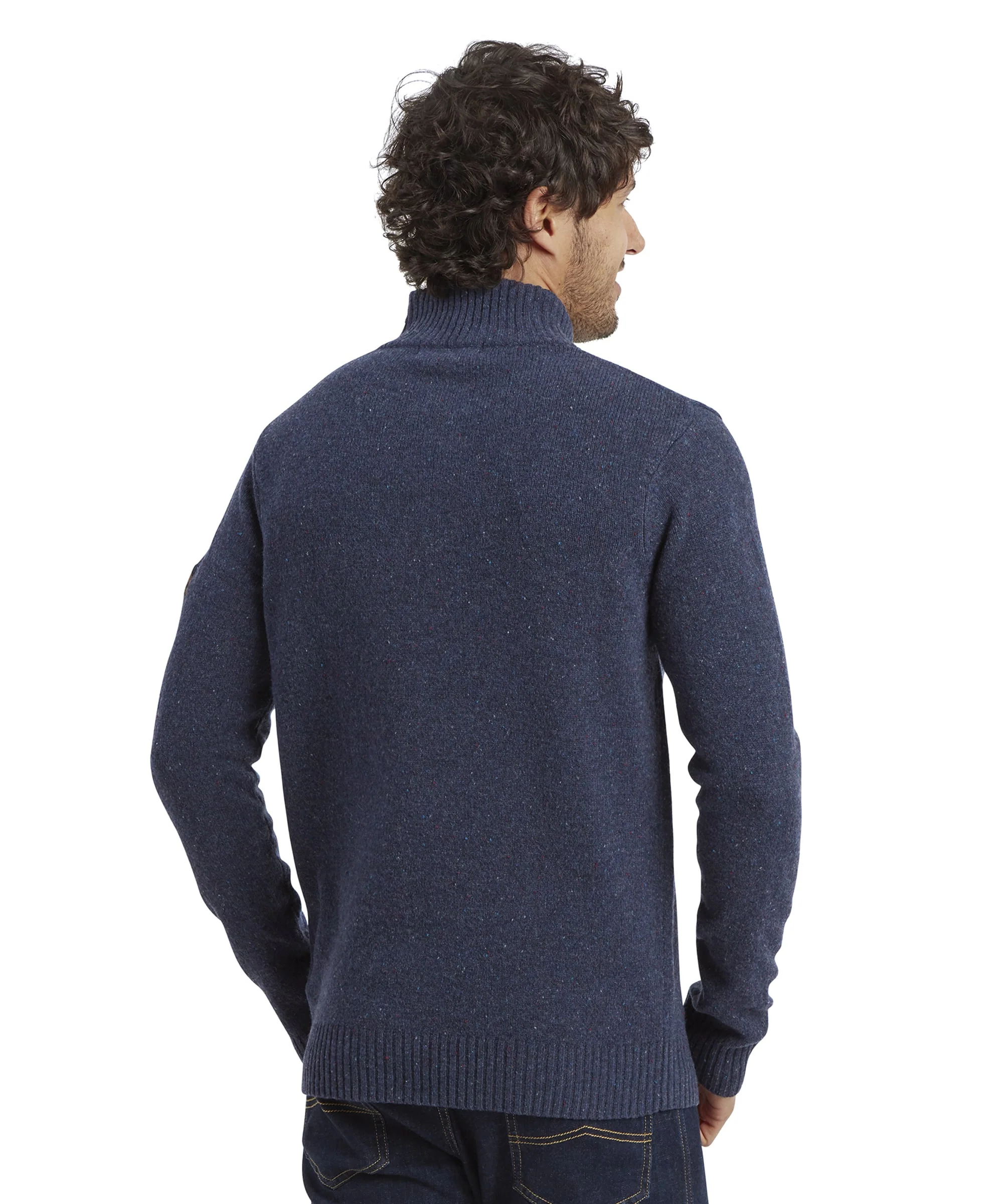 Kangtega Quarter Zip Sweater - Rathee Blue - Image 5