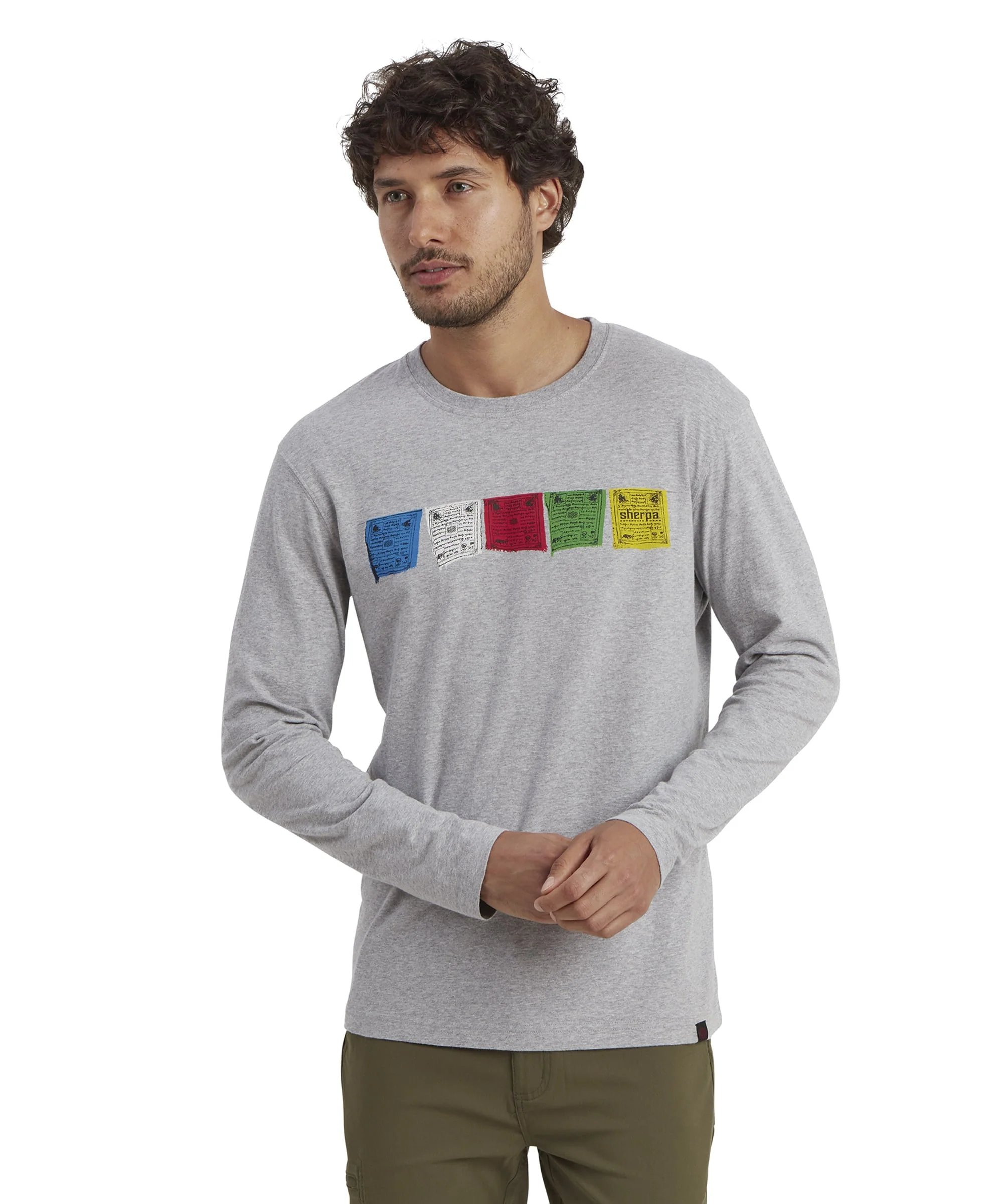 Tarcho Long Sleeve T-Shirt - Heather Grey - Image 2