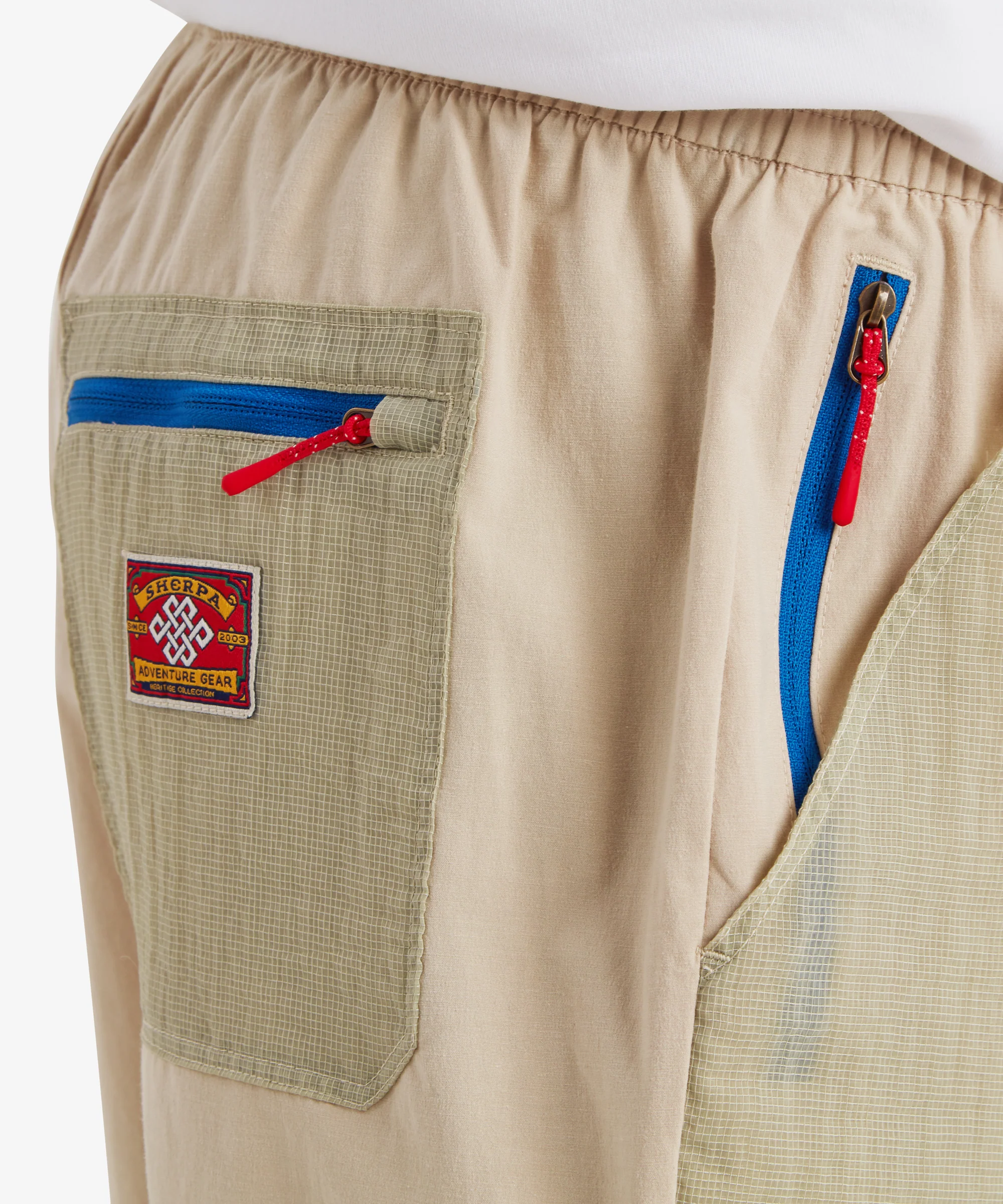 Tarcho Retro Shorts 7in - Light Khaki - Image 10