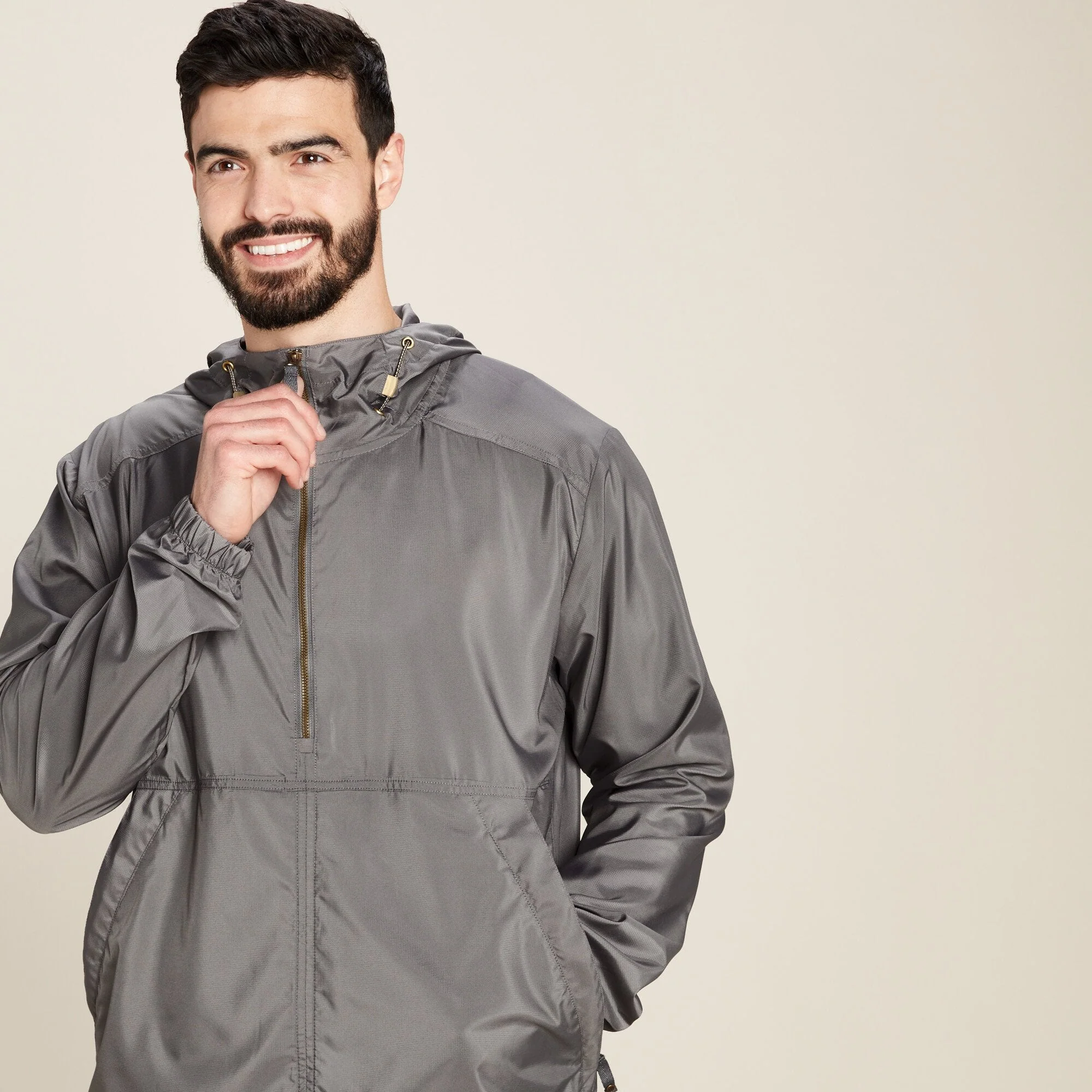 Halka Anorak Jacket - Monsoon Grey - Image 3