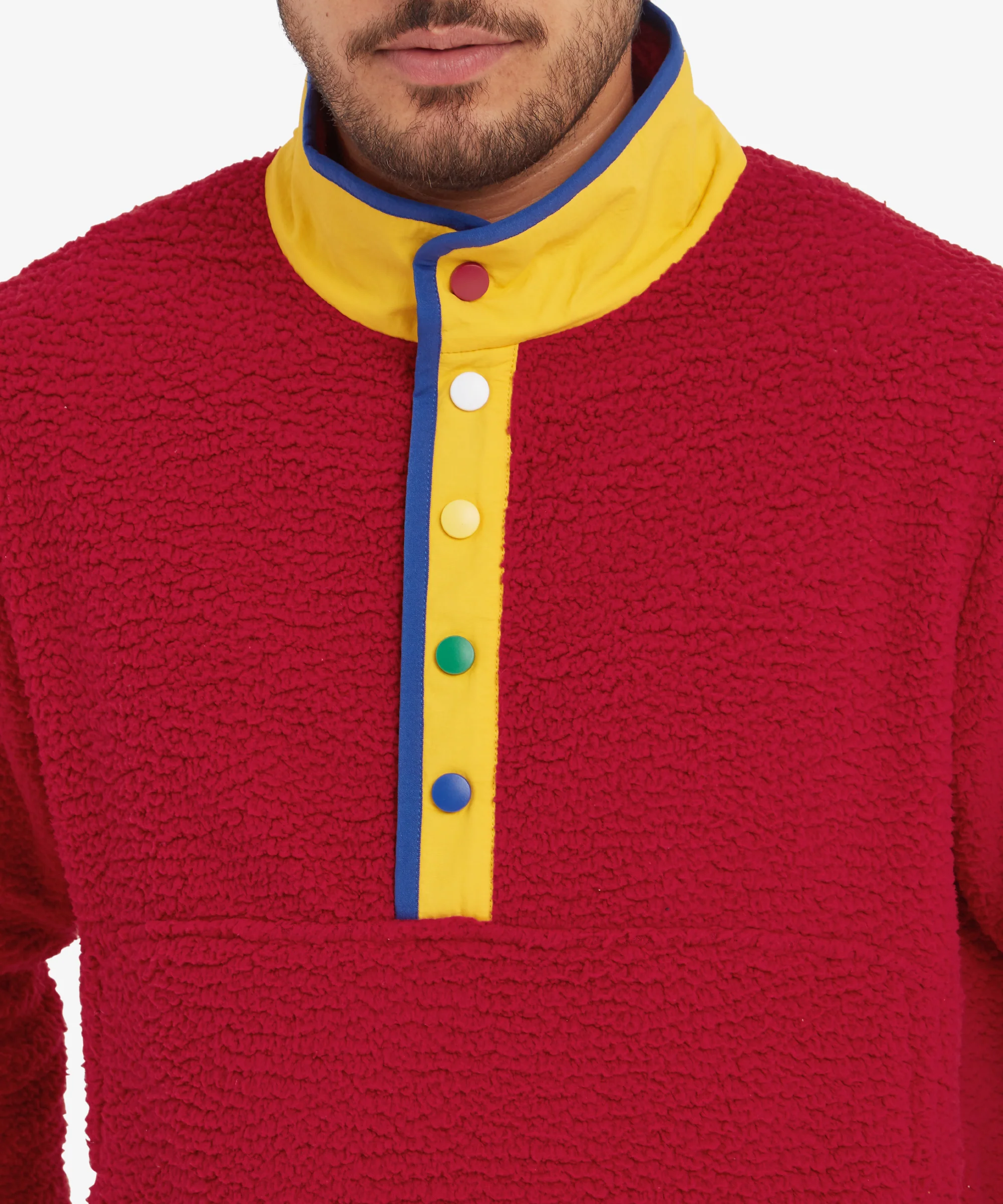 Tarcho Quarter Snap Pullover - Tibetan Red - Image 9