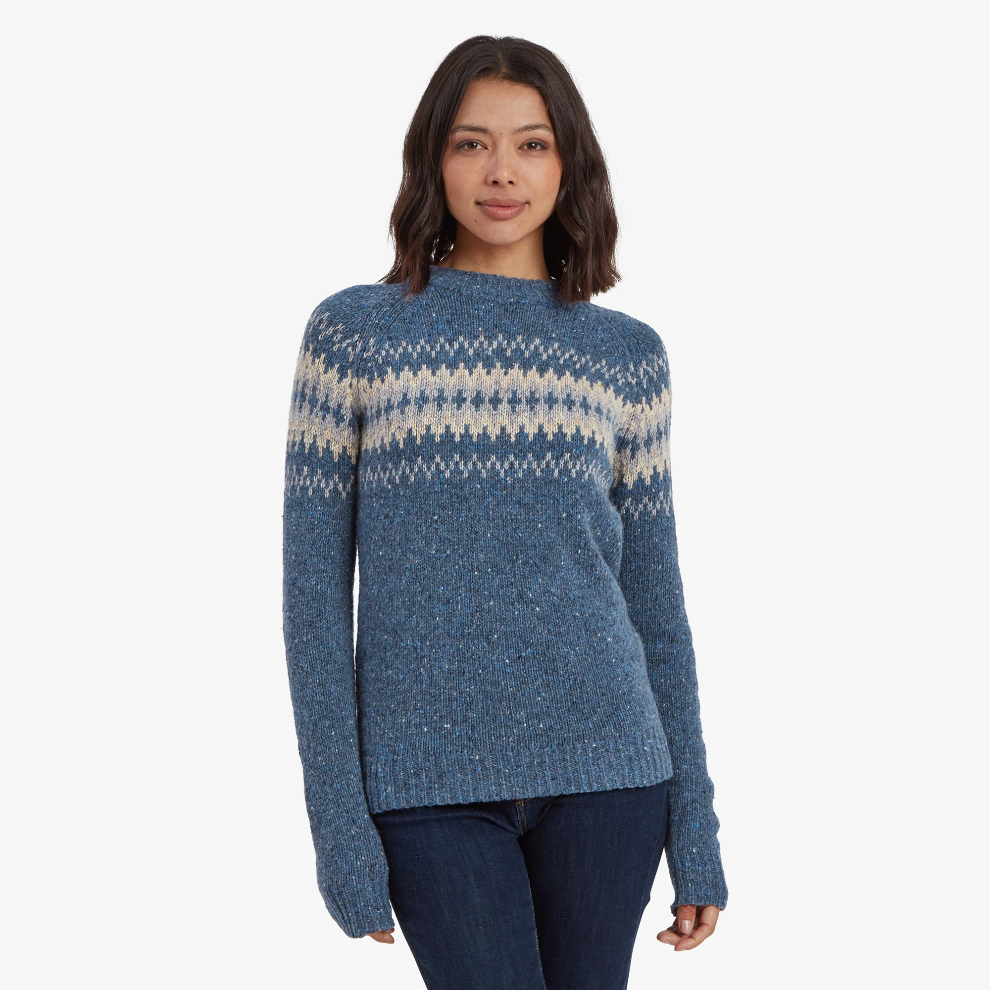 Dumji Crew Sweater - Neelo Blue - Image 2