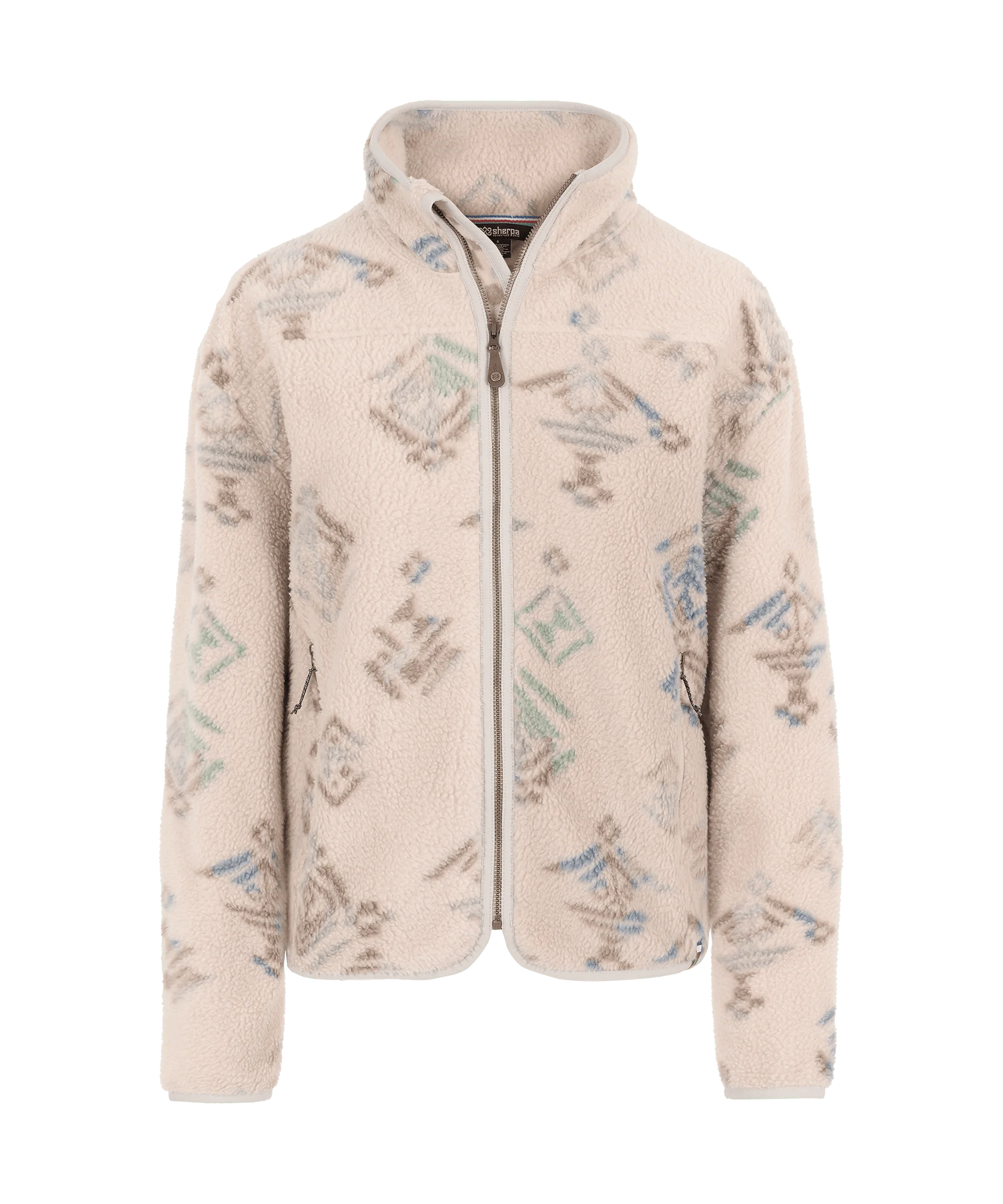 Uddesya Sherpa Fleece Jacket - Goa Sand Yathra