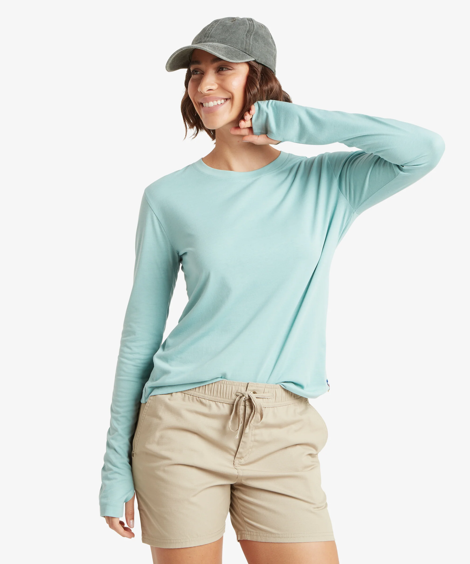 Bali Long Sleeve T-Shirt - Mist - Image 4