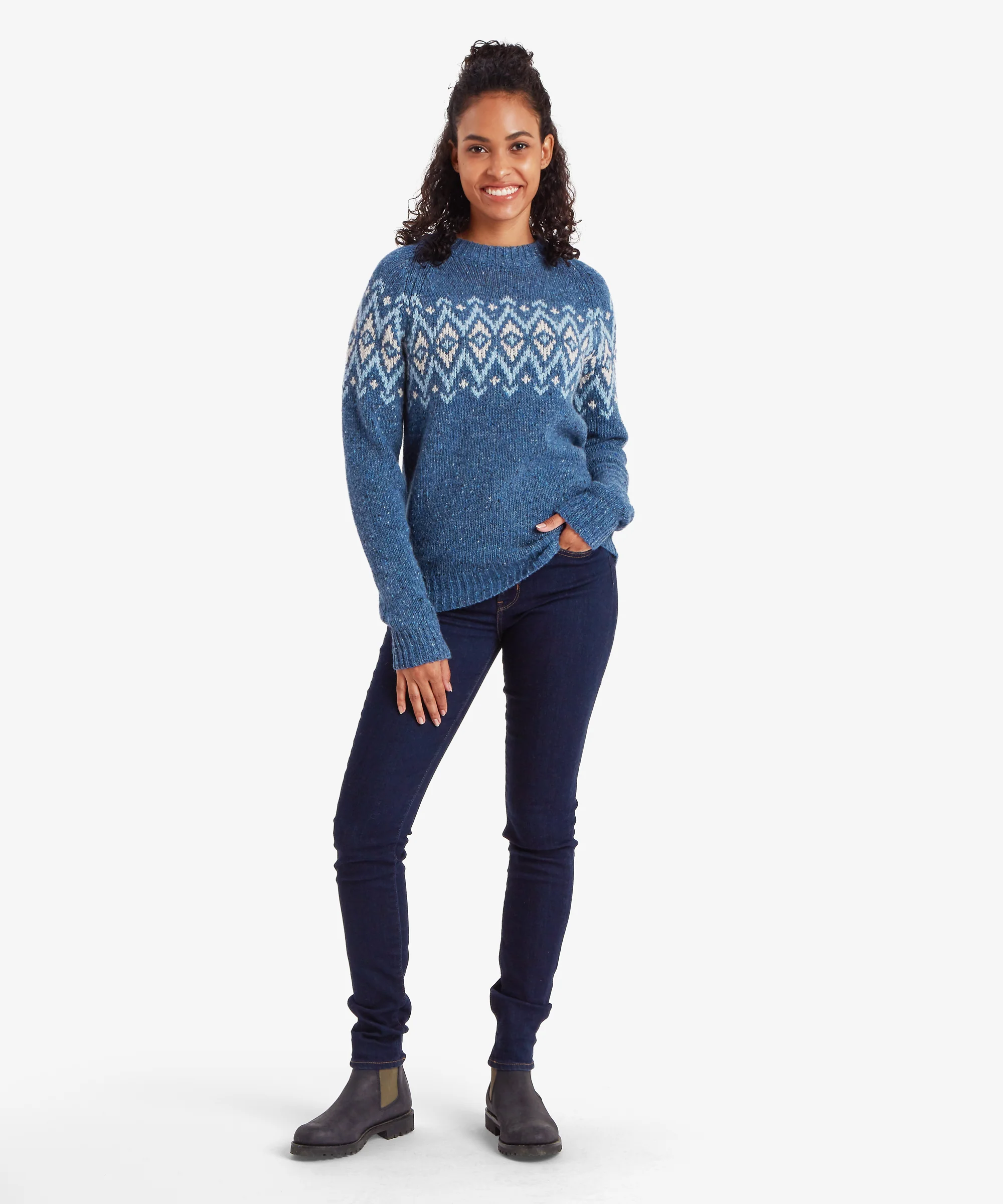 Dumji Crew Sweater - Seaport - Image 3