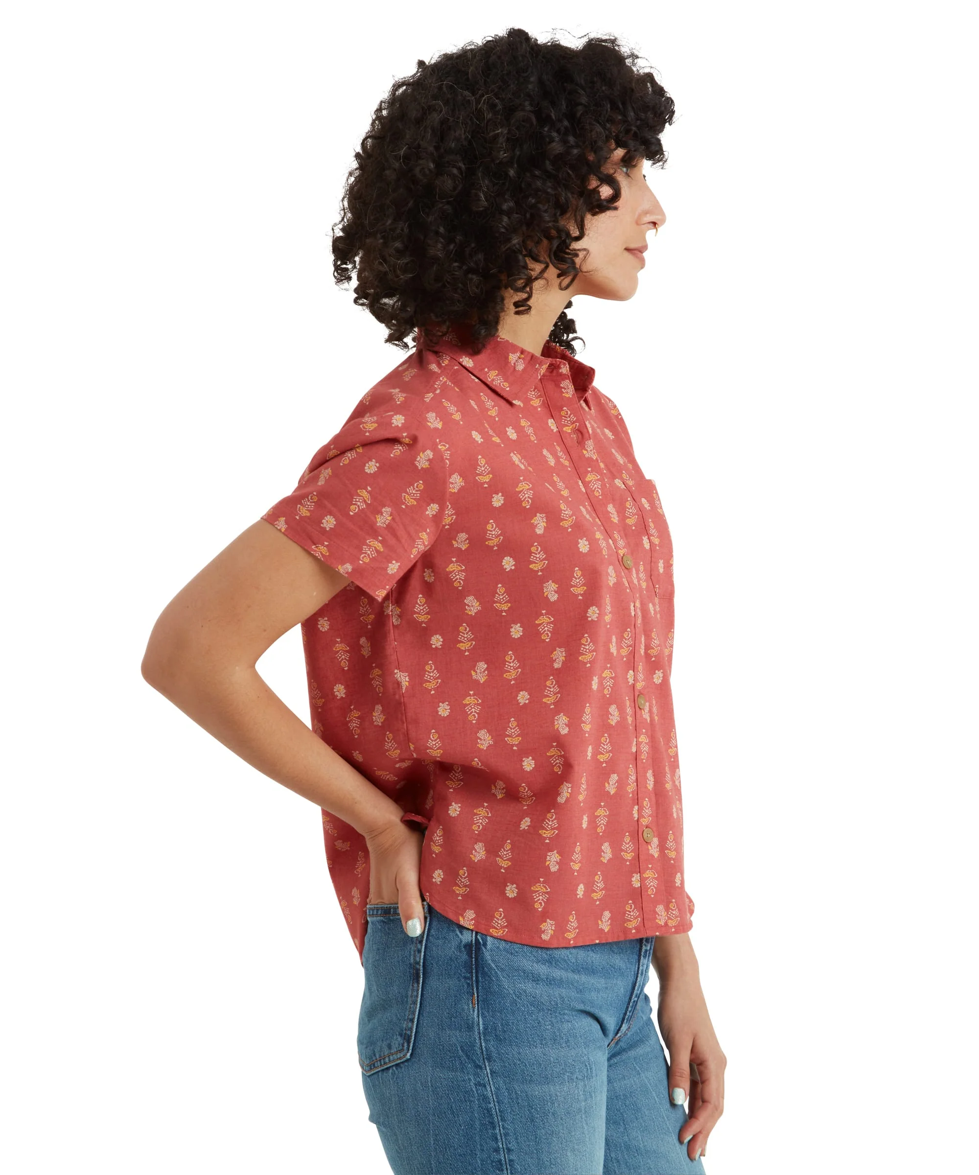 Jaya Camp Shirt - Rosie Indi Blossom - Image 4