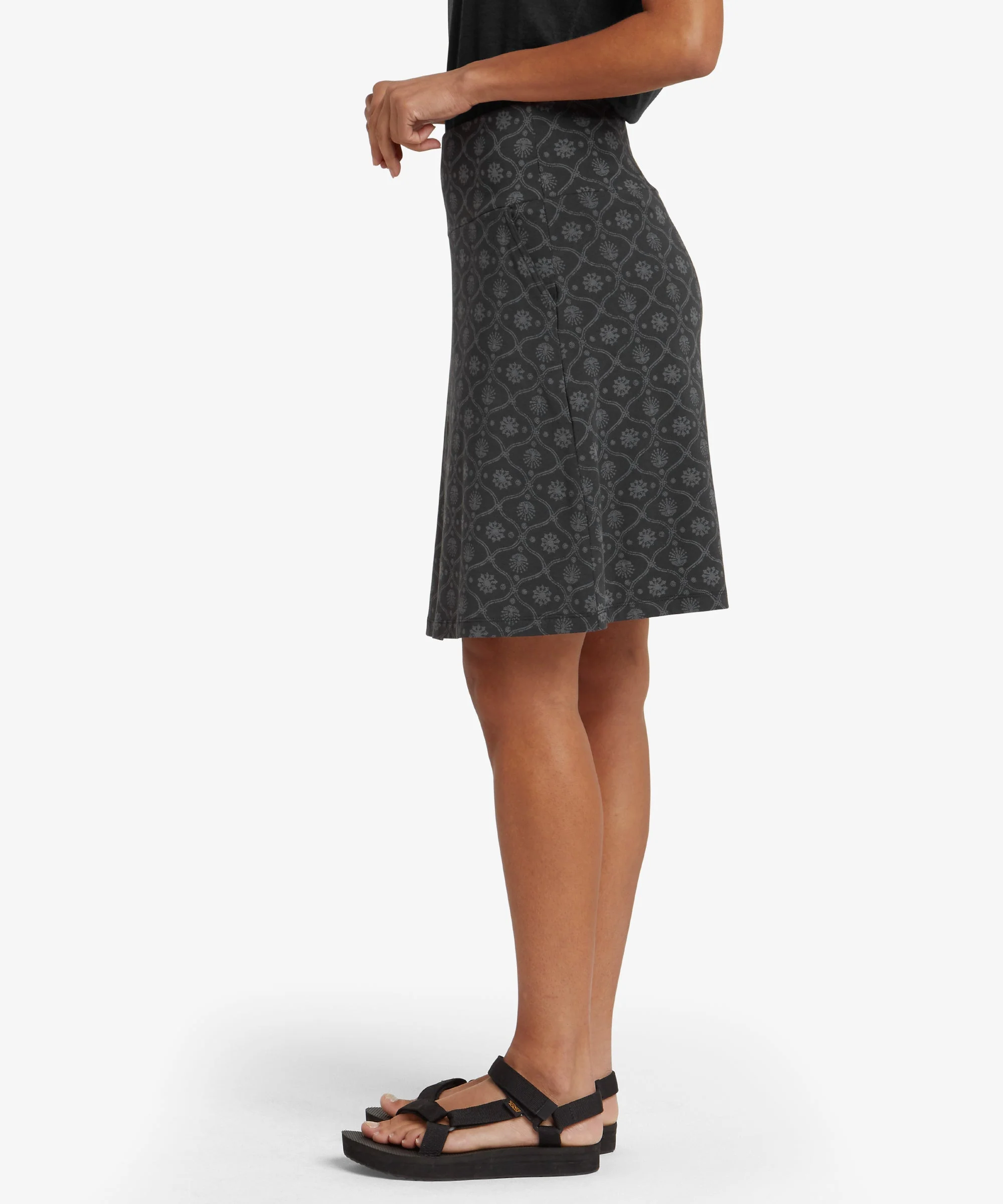 Padma Pull On Skirt - Black Sublime - Image 4