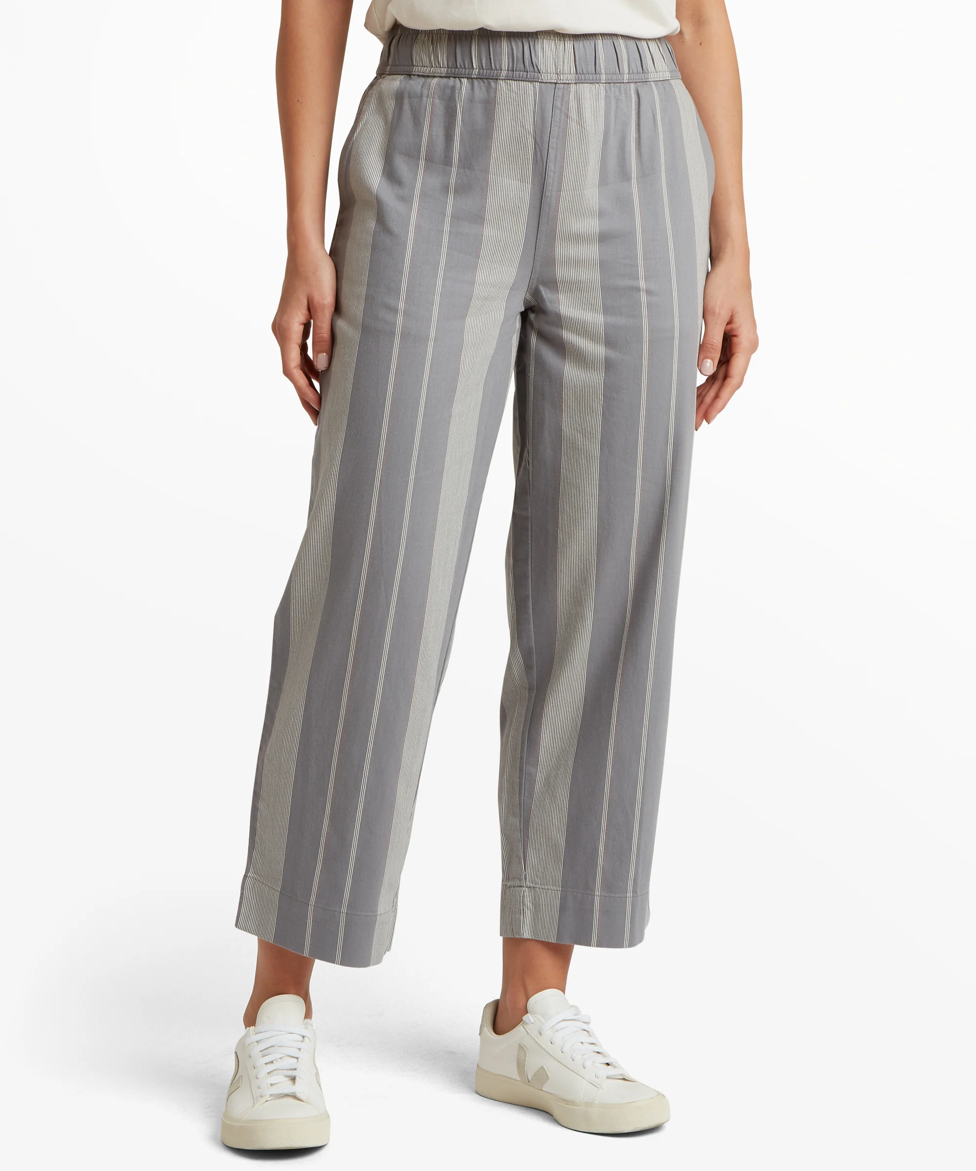 Palmo Ankle Pull On Pants - Stormy Stripe - Image 5