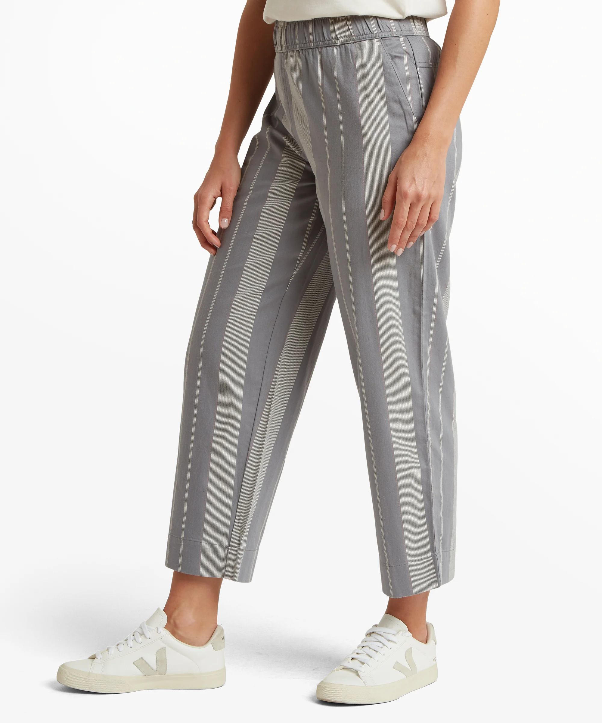 Palmo Ankle Pull On Pants - Stormy Stripe - Image 7
