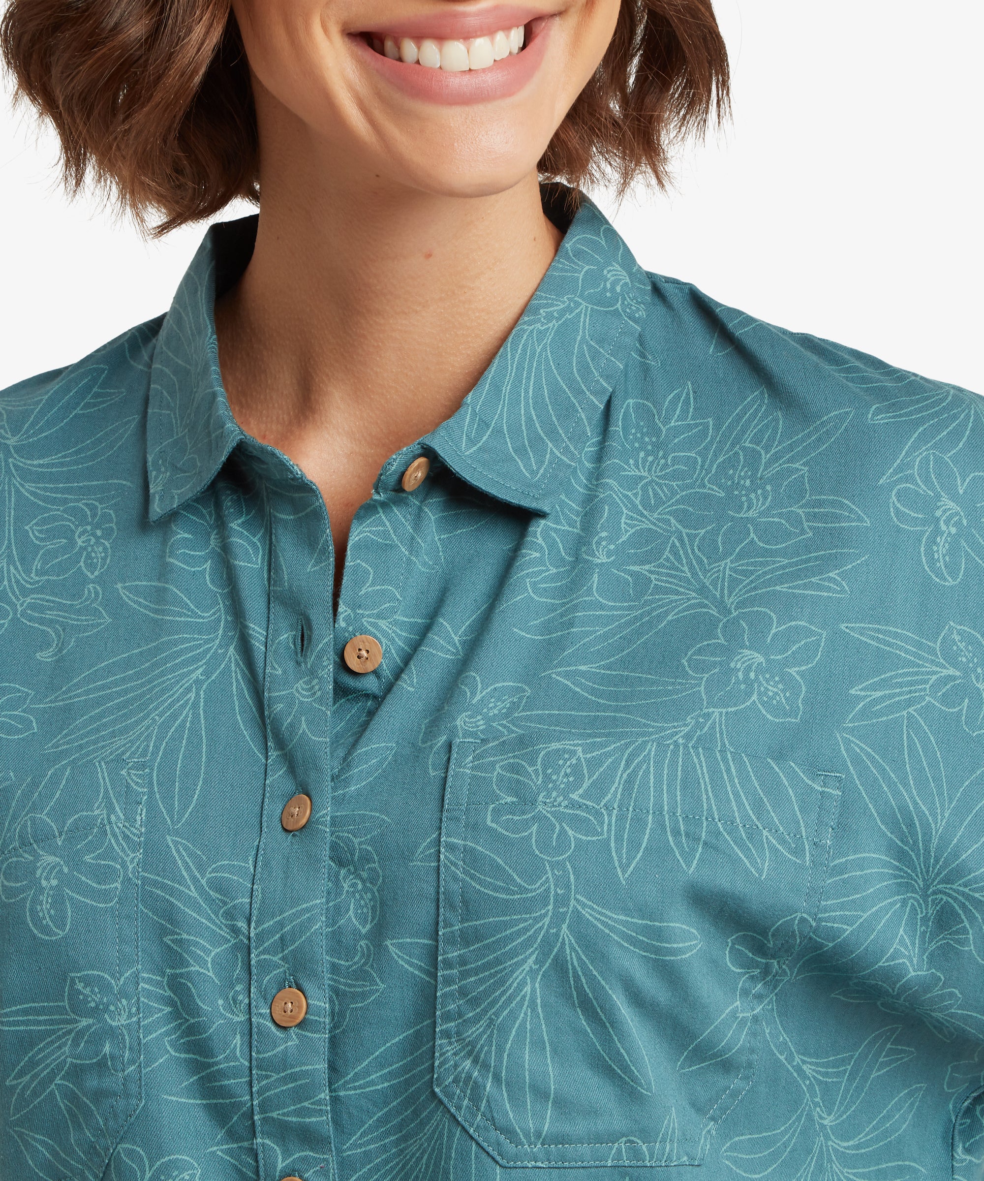 Palmo Short Sleeve Shirt - Hydra Floral - Image 10