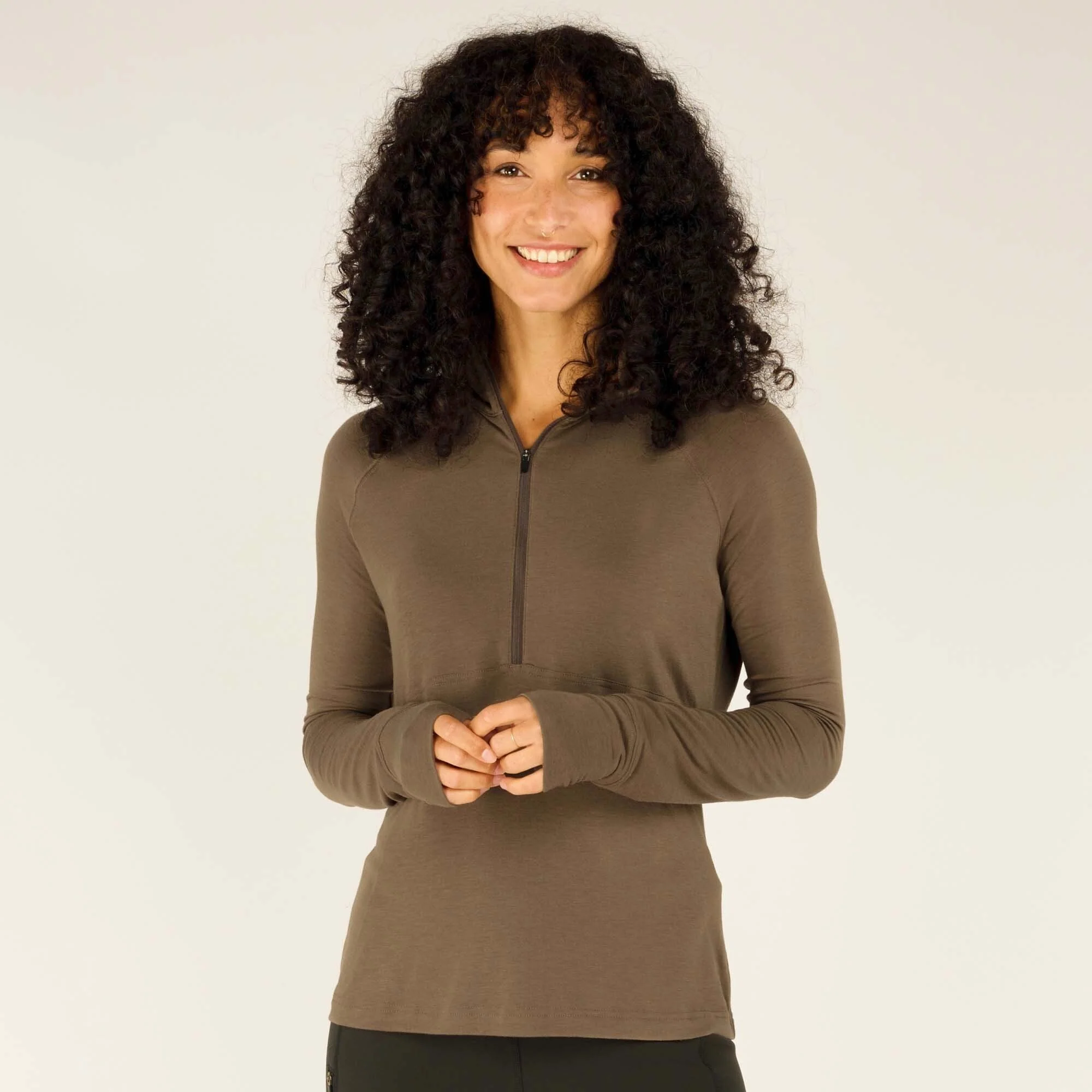 Tendu Active Half Zip - Maato Grey - Image 6