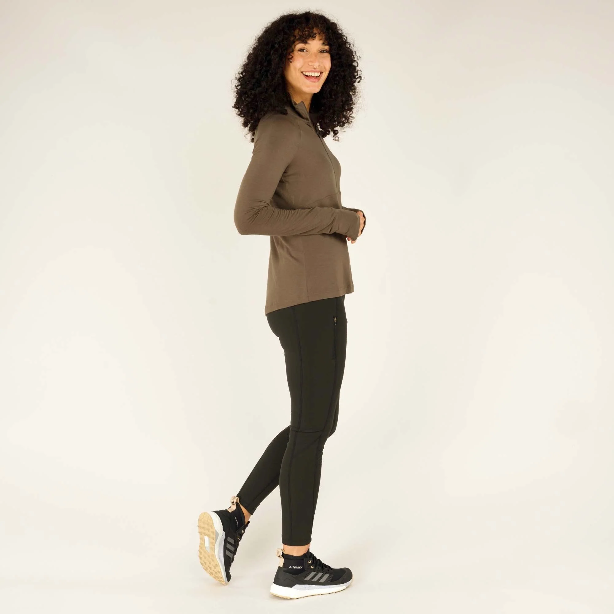 Tendu Active Half Zip - Maato Grey - Image 7