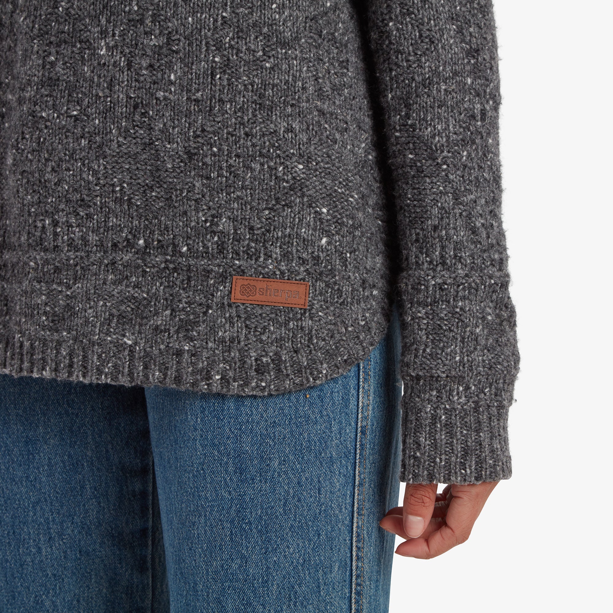 Yuden Pullover Sweater - Kharani Grey - Image 7